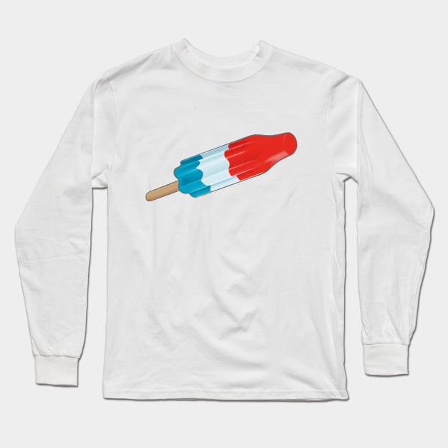 USA Rocket Pop - Popsicle Long Sleeve T-Shirt by Vector Deluxe